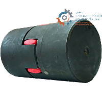 Муфта кулачковая чугунная GIFLEX GE-T 38-45 B-B с красным эластичным элементом