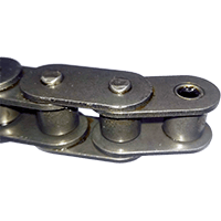 Цепи роликовые с прямыми пластинами