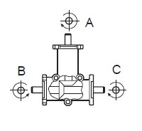 Угловые редукторы RB выходной вал 8мм