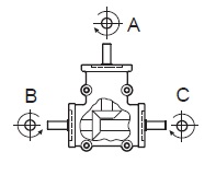 Угловые редукторы RP выходной вал 8мм