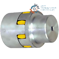 Алюминиевая муфта GIFLEX GE-T 19-24 A-B с желтым элементом под расточку