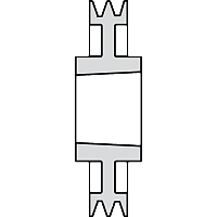 Шкив клиновой SPZ 190/1 под втулку 1610