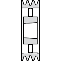 Шкив клиновой SPA 355/6 под втулку 3535 Шкив клиновой SPA 355/6 под втулку 3535