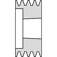 Шкив клиновой SPA 112/5 под втулку 2012 Шкив клиновой SPA 112/5 под втулку 2012