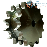 Звездочка 10B-1 плоская Z=15 для двух однорядных цепей