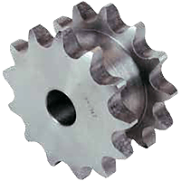 Звездочка 06B-1 плоская Z=17 для двух однорядных цепей