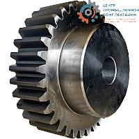 Шестеренка цилиндрическая зуб прямой модуль M2 Z=38 со ступицей