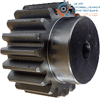 Шестеренка цилиндрическая зуб прямой модуль M6 Z=20 со ступицей