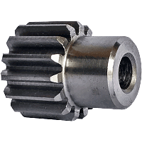 Шестеренка цилиндрическая зуб прямой модуль M1.5 Z=15 со ступицей