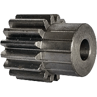 Шестеренка цилиндрическая зуб прямой модуль M1.5 Z=16 со ступицей