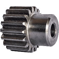 Шестеренка цилиндрическая зуб прямой модуль M1.5 Z=17 со ступицей