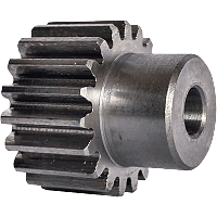 Шестеренка цилиндрическая зуб прямой модуль M1.5 Z=19 со ступицей