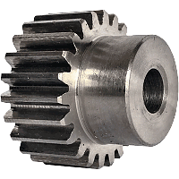 Шестеренка цилиндрическая зуб прямой модуль M1.5 Z=22 со ступицей