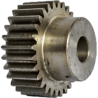 Шестеренка цилиндрическая зуб прямой модуль M1.5 Z=29 со ступицей