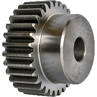 Шестеренка цилиндрическая зуб прямой модуль M1.5 Z=31 со ступицей