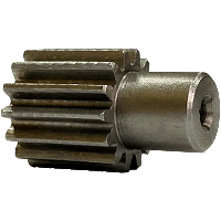 Шестеренка цилиндрическая зуб прямой модуль M1 Z=14 со ступицей