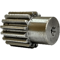 Шестеренка цилиндрическая зуб прямой модуль M1 Z=16 со ступицей