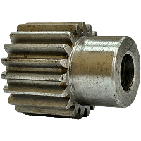 Шестеренка цилиндрическая зуб прямой модуль M1 Z=19 со ступицей