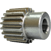 Шестеренка цилиндрическая зуб прямой модуль M1 Z=20 со ступицей