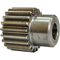 Шестеренка цилиндрическая зуб прямой модуль M1 Z=21 со ступицей