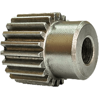 Шестеренка цилиндрическая зуб прямой модуль M1 Z=22 со ступицей