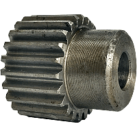 Шестеренка цилиндрическая зуб прямой модуль M1 Z=23 со ступицей