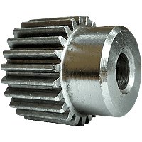 Шестеренка цилиндрическая зуб прямой модуль M1 Z=24 со ступицей
