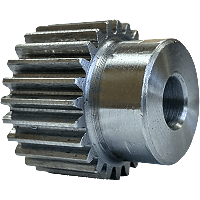 Шестеренка цилиндрическая зуб прямой модуль M1 Z=25 со ступицей