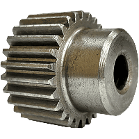 Шестеренка цилиндрическая зуб прямой модуль M1 Z=27 со ступицей