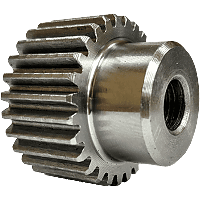Шестеренка цилиндрическая зуб прямой модуль M1 Z=28 со ступицей