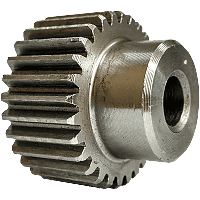 Шестеренка цилиндрическая зуб прямой модуль M1 Z=29 со ступицей