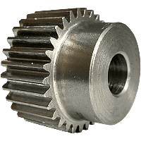 Шестеренка цилиндрическая зуб прямой модуль M1 Z=31 со ступицей