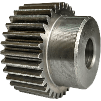 Шестеренка цилиндрическая зуб прямой модуль M1 Z=33 со ступицей