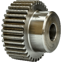 Шестеренка цилиндрическая зуб прямой модуль M1 Z=36 со ступицей