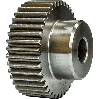 Шестеренка цилиндрическая зуб прямой модуль M1 Z=40 со ступицей