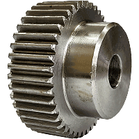 Шестеренка цилиндрическая зуб прямой модуль M1 Z=42 со ступицей