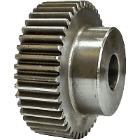 Шестеренка цилиндрическая зуб прямой модуль M1 Z=46 со ступицей