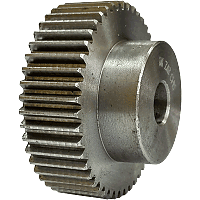Шестеренка цилиндрическая зуб прямой модуль M1 Z=47 со ступицей