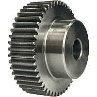 Шестеренка цилиндрическая зуб прямой модуль M1 Z=48 со ступицей