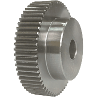 Шестеренка цилиндрическая зуб прямой модуль M1 Z=60 со ступицей