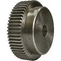 Шестеренка цилиндрическая зуб прямой модуль M1 Z=62 со ступицей