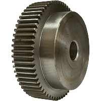 Шестеренка цилиндрическая зуб прямой модуль M1 Z=63 со ступицей