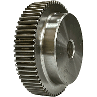 Шестеренка цилиндрическая зуб прямой модуль M1 Z=66 со ступицей