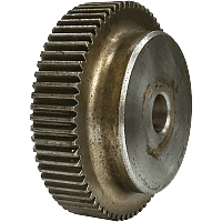 Шестеренка цилиндрическая зуб прямой модуль M1 Z=67 со ступицей