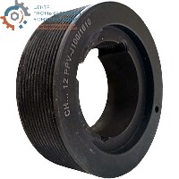 Шкив поликлинового ремня Micro-V PJ D=100/12 под втулку 1610