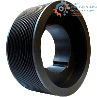 Шкив поликлинового ремня Micro-V PJ D=106/16 под втулку 1610