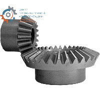 Коническая зубчатая пара 1:2, M3.5, Z16, Z32 тип A