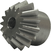 Шестерня коническая M2, 1:2 Z=15